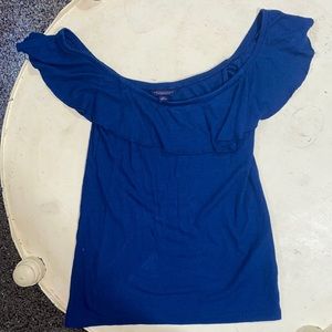 Aeropostale off the shoulder ribbed top